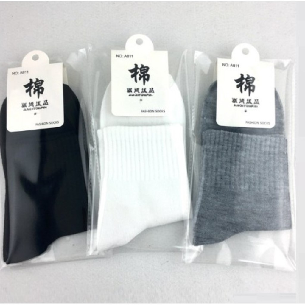 Vớ đen nam mang giầy - tất dài thể thao