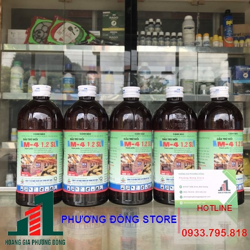 Dầu trừ mối mọt M4 (Chai 480ml)