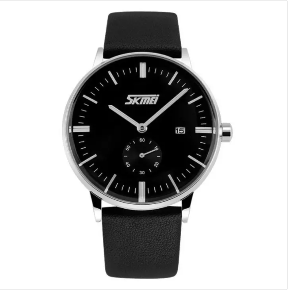 [HCM]Đồng hồ nam dây da SKMEi SK042 (Trắng)