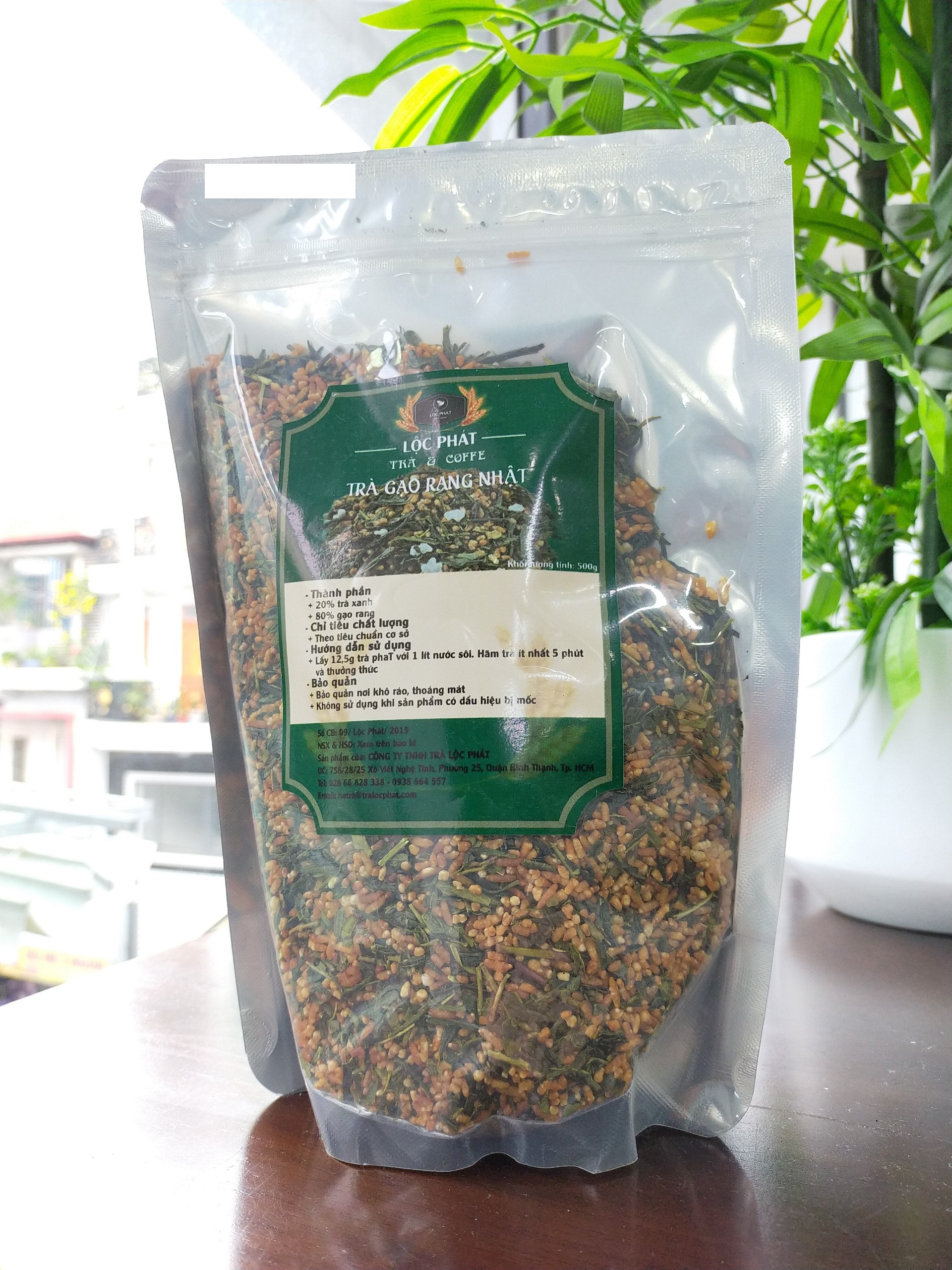 TRÀ GẠO RANG NHẬT LỘC PHÁT - gói 500g