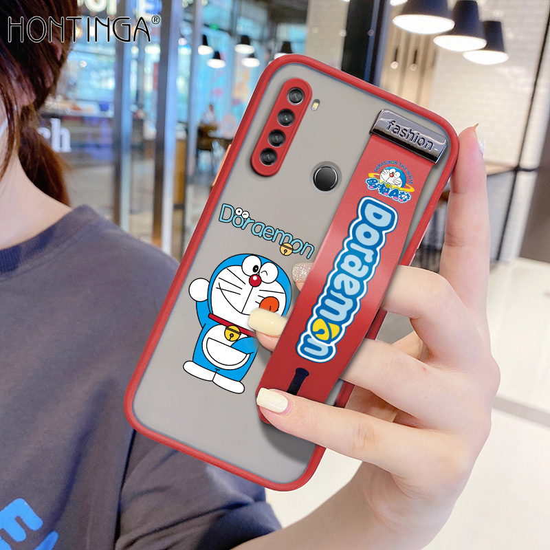 Hontinga Casing Case For Xiaomi Redmi Note 8 Case Shockproof Cartoon Doraemon Phone Case Soft Edge Full Lens Protection Camera Protector Back Cover Casing Hard Case For Boys For Grils