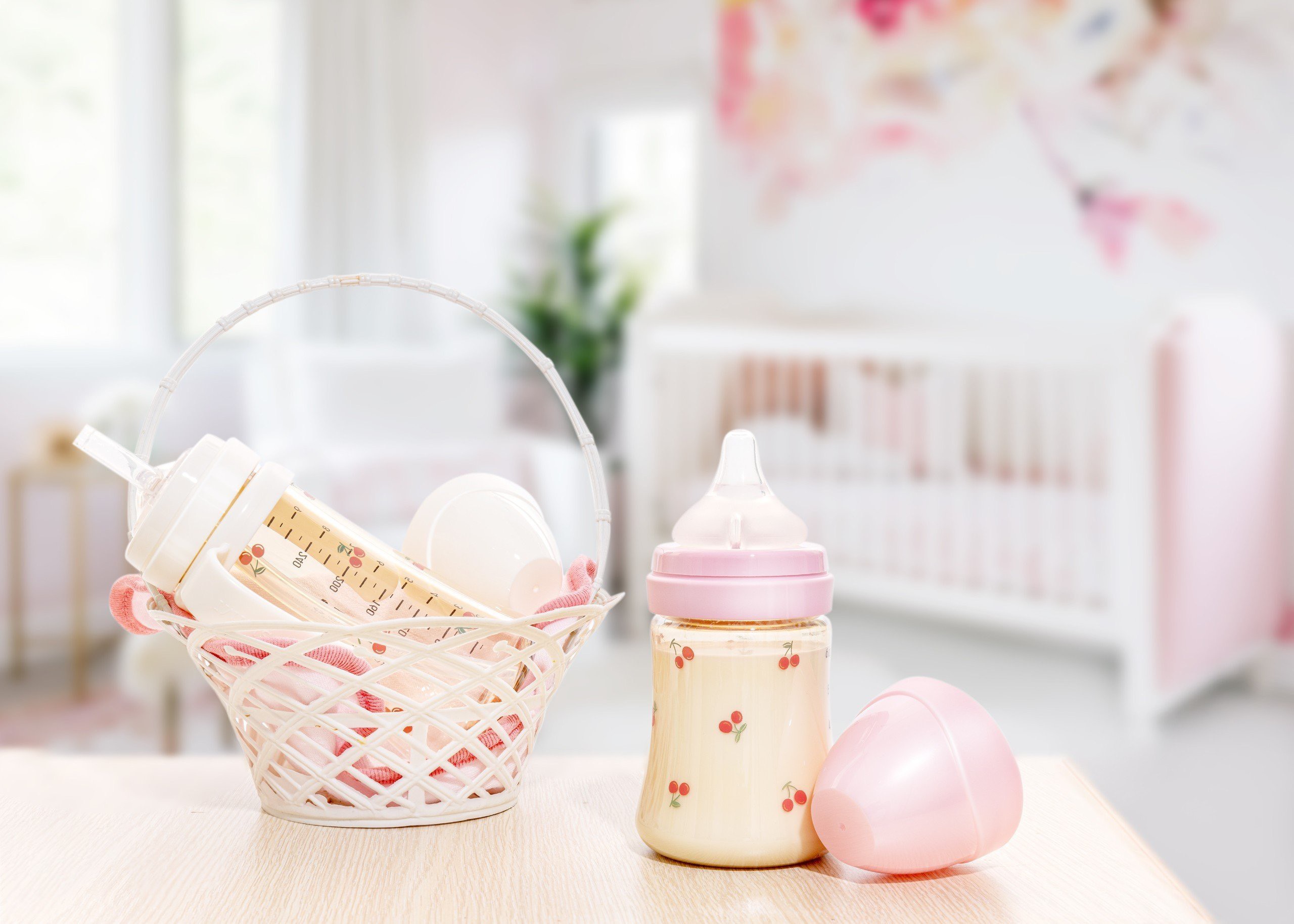 [ Tách Set Chính Hãng ] Bình Sữa Grosmimi Gấu/Olive/Cherry 200ml/300ml Hàn quốc
