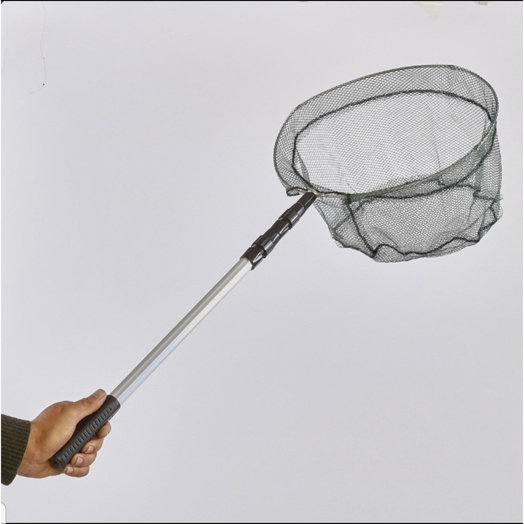Vợt Cá Gấp Gọn Vành Tròn Nhôm 1M5 - 2M1
