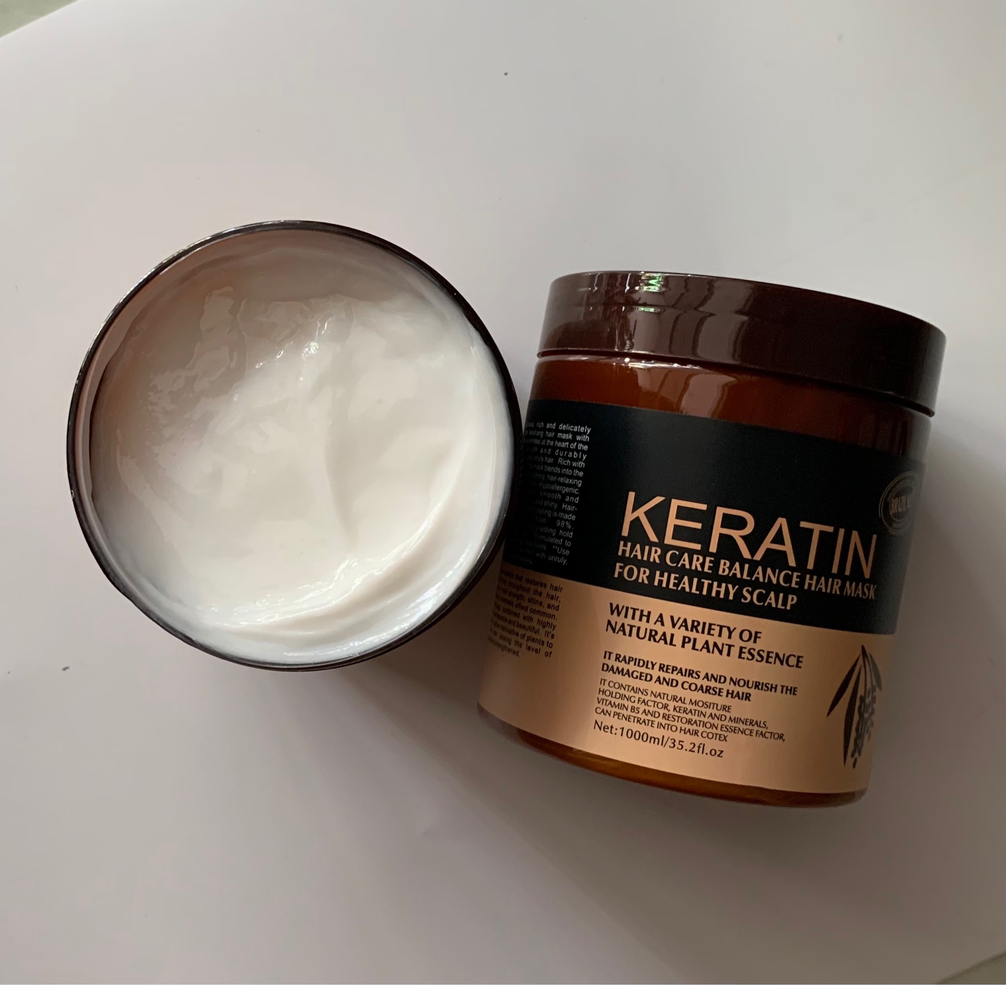 Hấp dầu keratin nâu