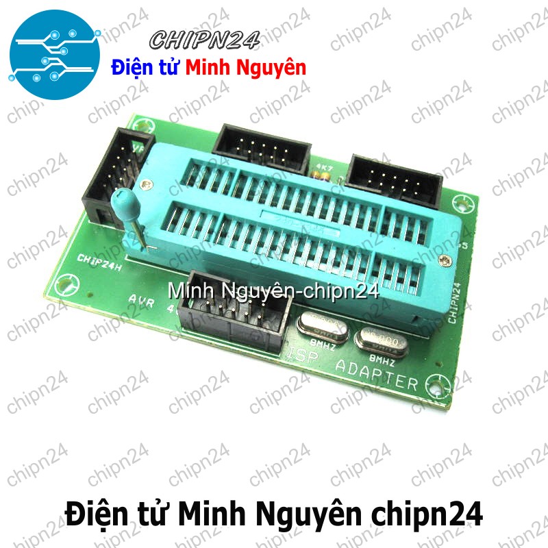 [1 cái] (A25) Đế ISP nạp 89S AVR - Adapter ISP