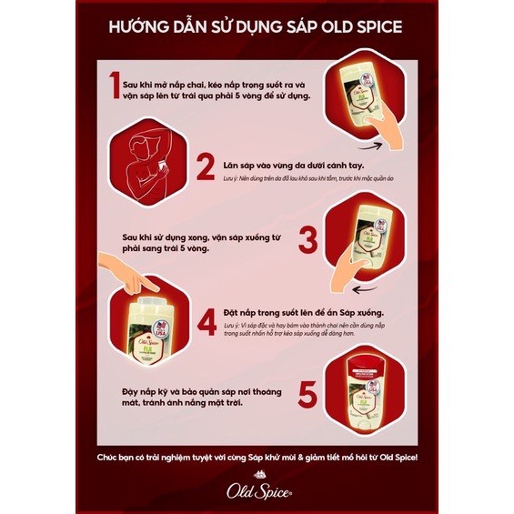Lăn khử mùi OLD SPICE MỸ
