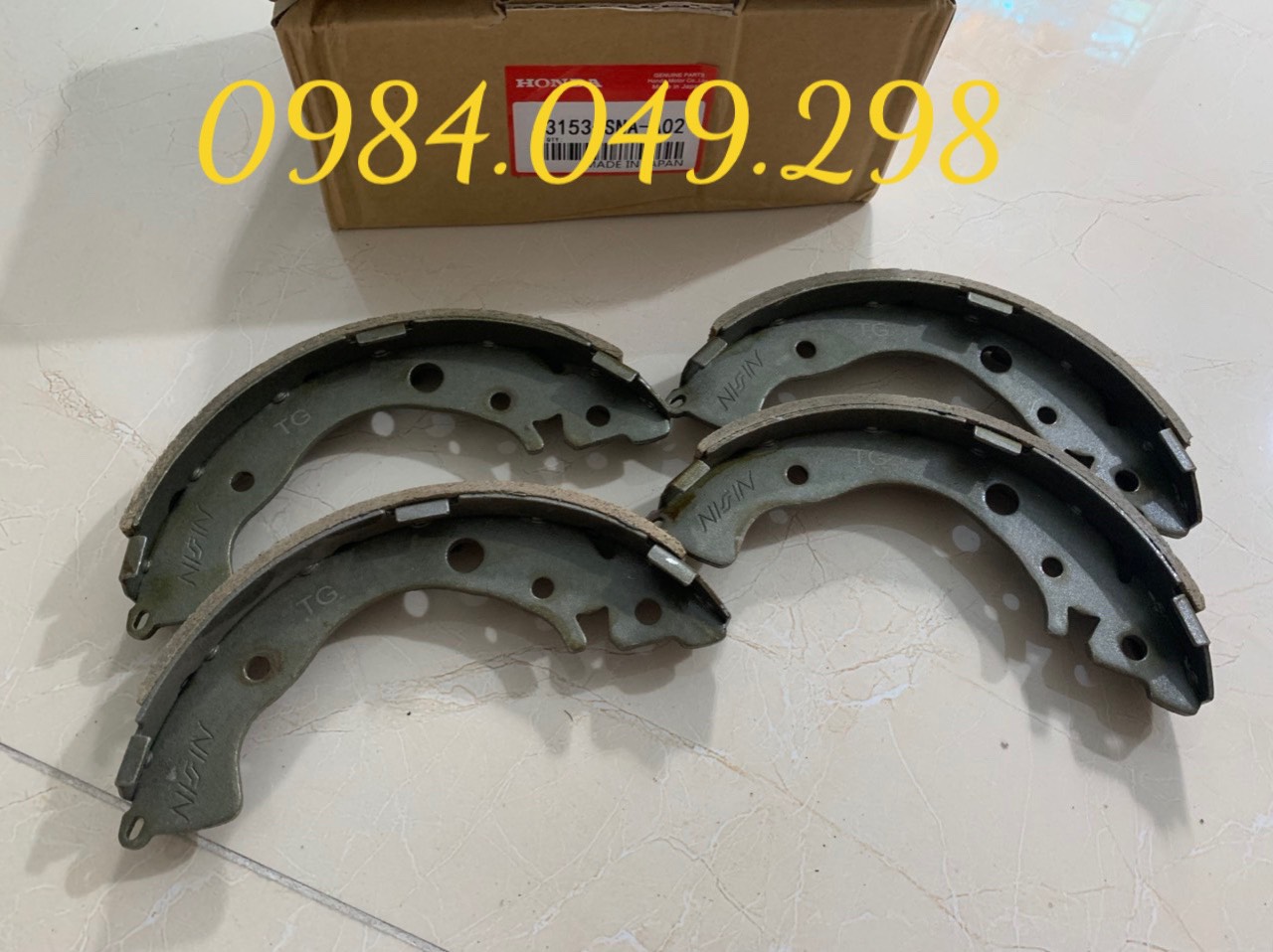 Guốc phanh sau (bố thắng sau) Honda City 2014 - 2015 - 2016