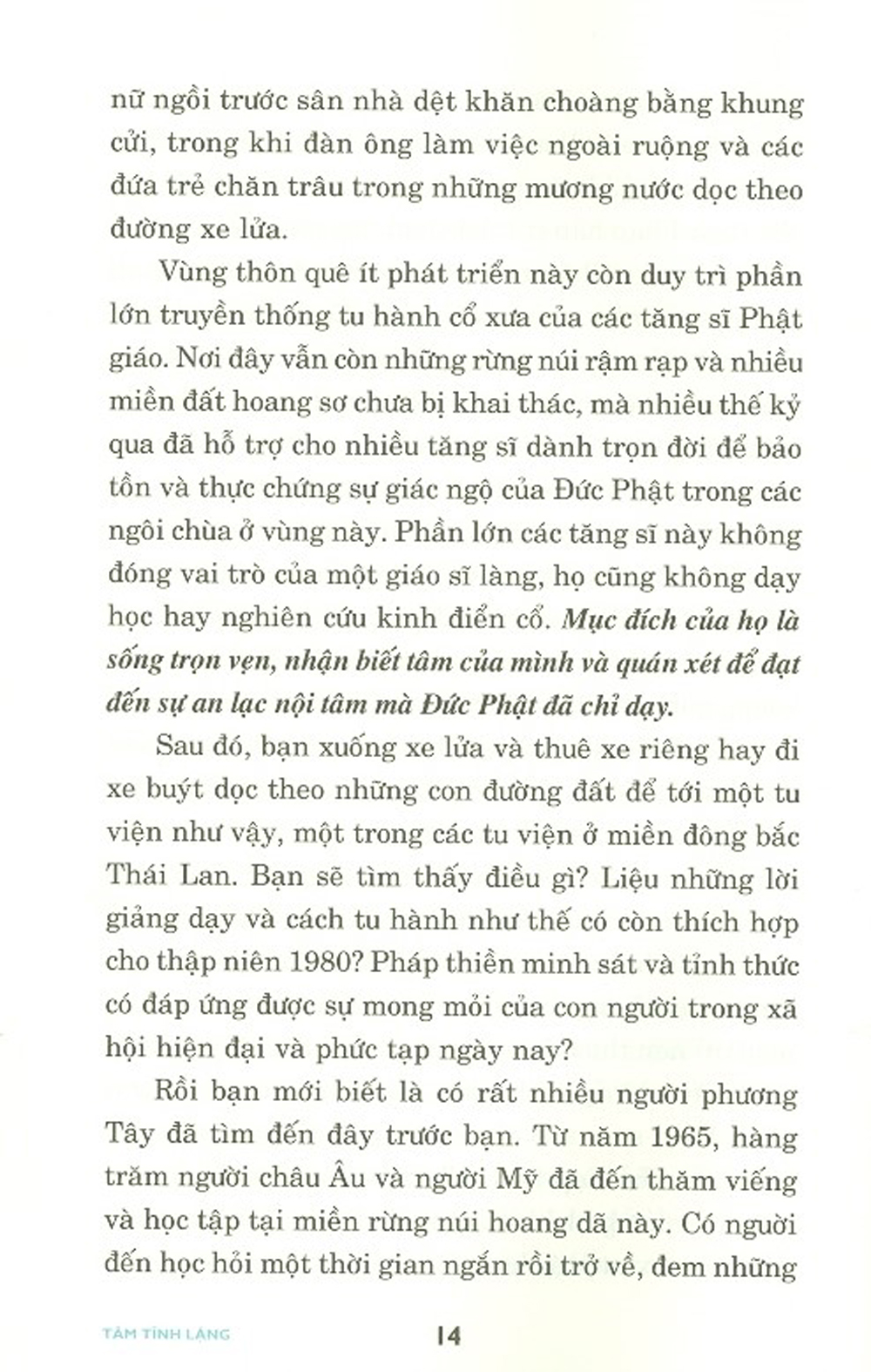 Tâm Tĩnh Lặng