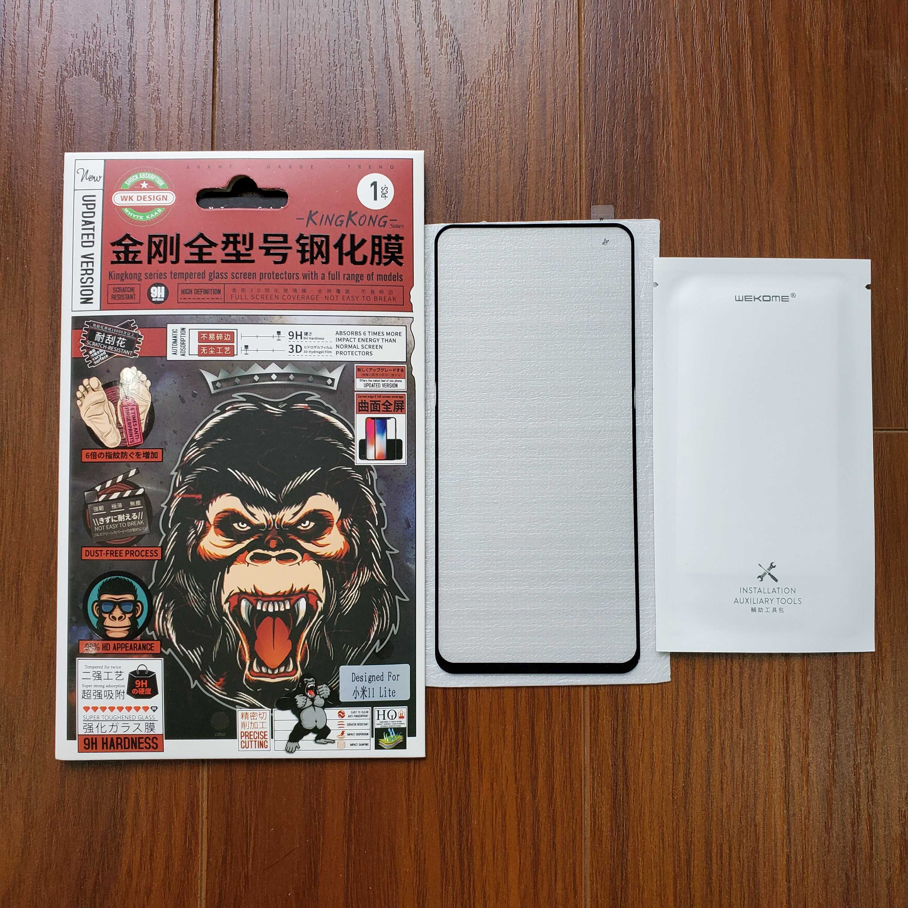 Cường lực Poco F3 / Redmi K40 / K40 Pro hiệu Kingkong Full màn trơn mượt hạn chế vân tay