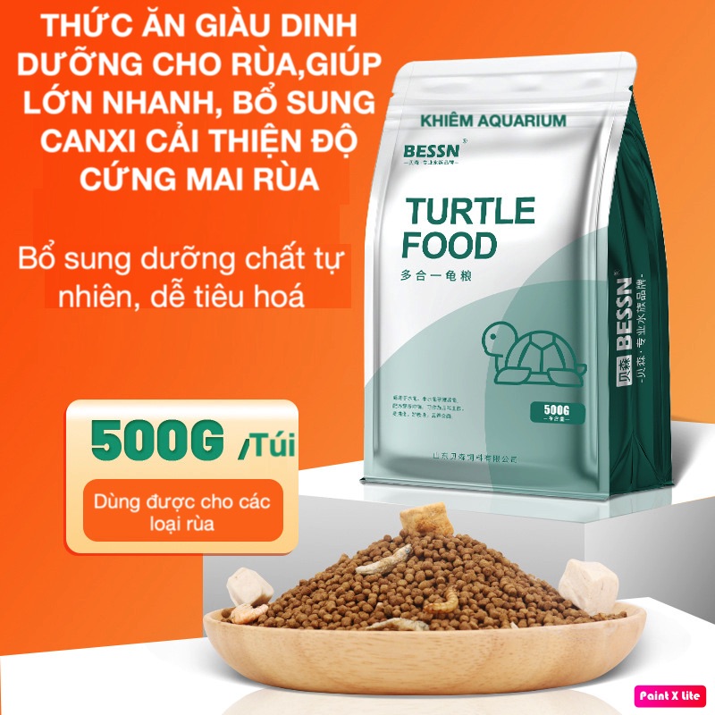 Bessn Turtle Sticks Thức Ăn Cho Rùa- Baba -Bò Sát Các Loại (50g)