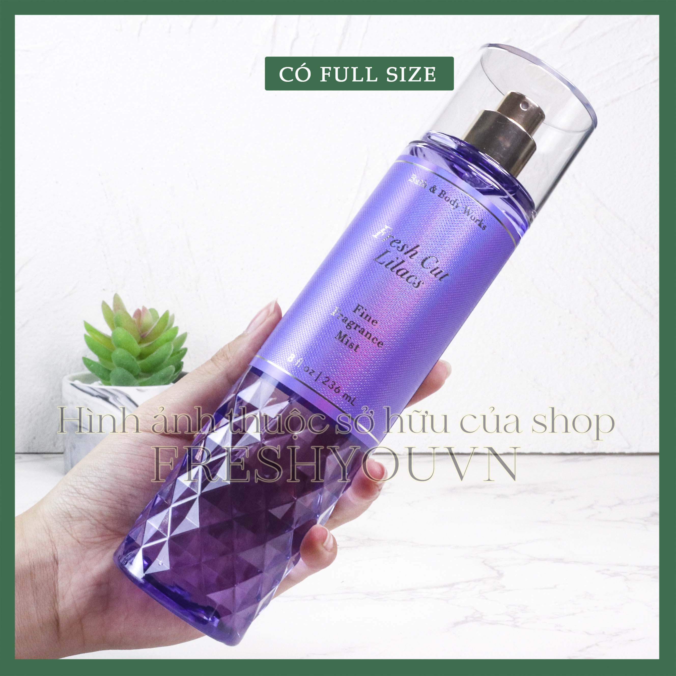 Fresh Cut Lilacs - 10ml & 30ml Xịt Thơm Toàn Thân Body Mist Bath & Body Works - Hoa