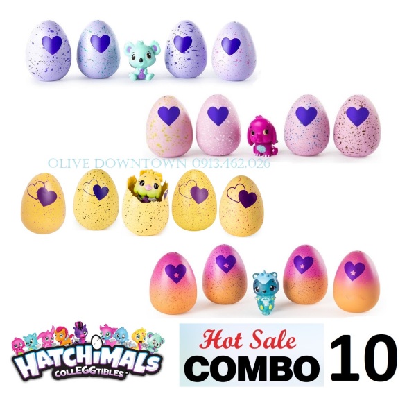 COMBO 10 Trứng Hatchimals nhiều season khác nhau - Đồ chơi VNXK