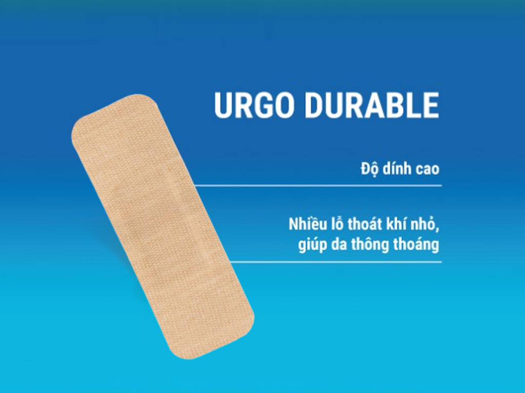 Băng Cá Nhân Urgo Durable 1 Hộp