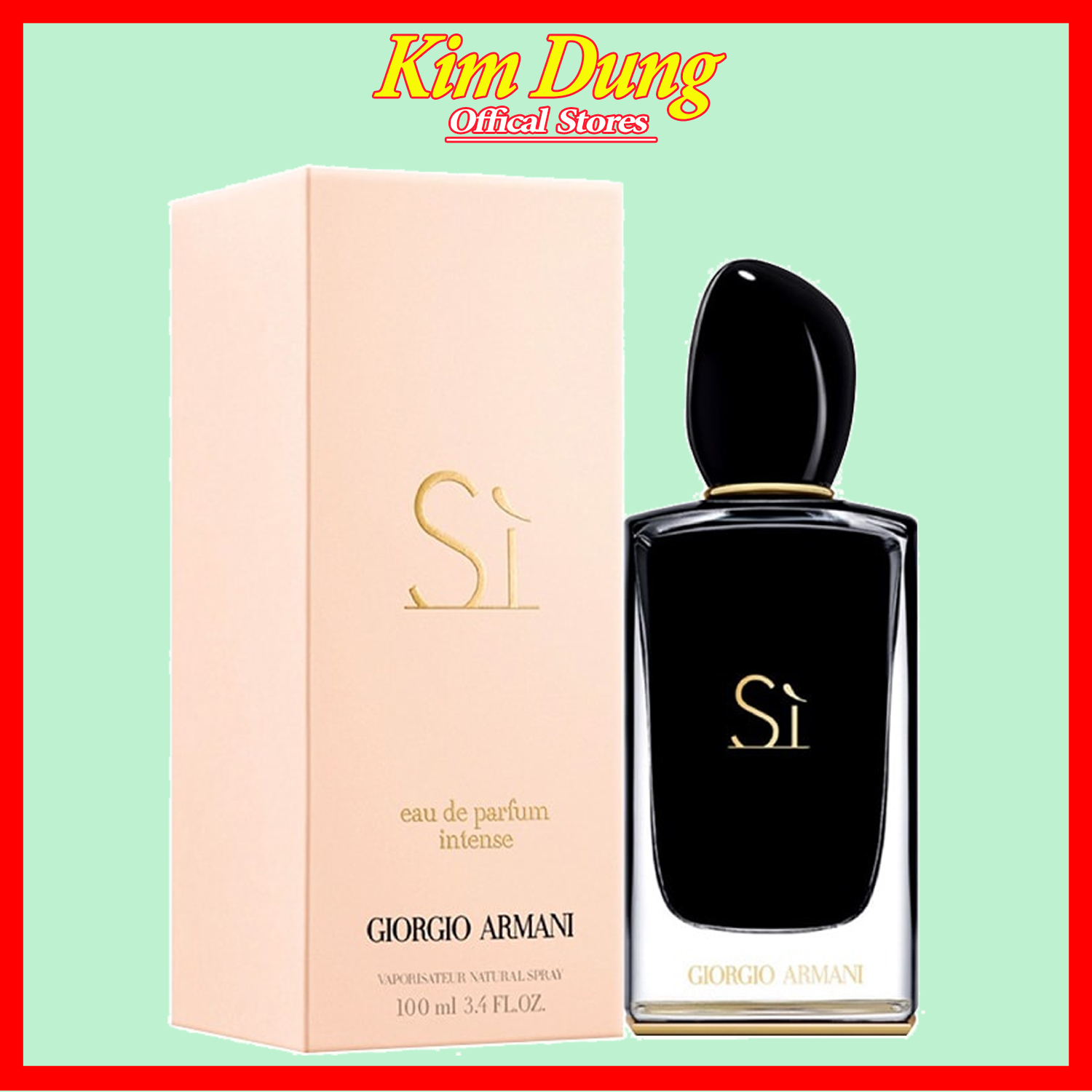Nước Hoa Sì Đen Eau de Parfum Intense 100ml Hương Thơm Cá Tính