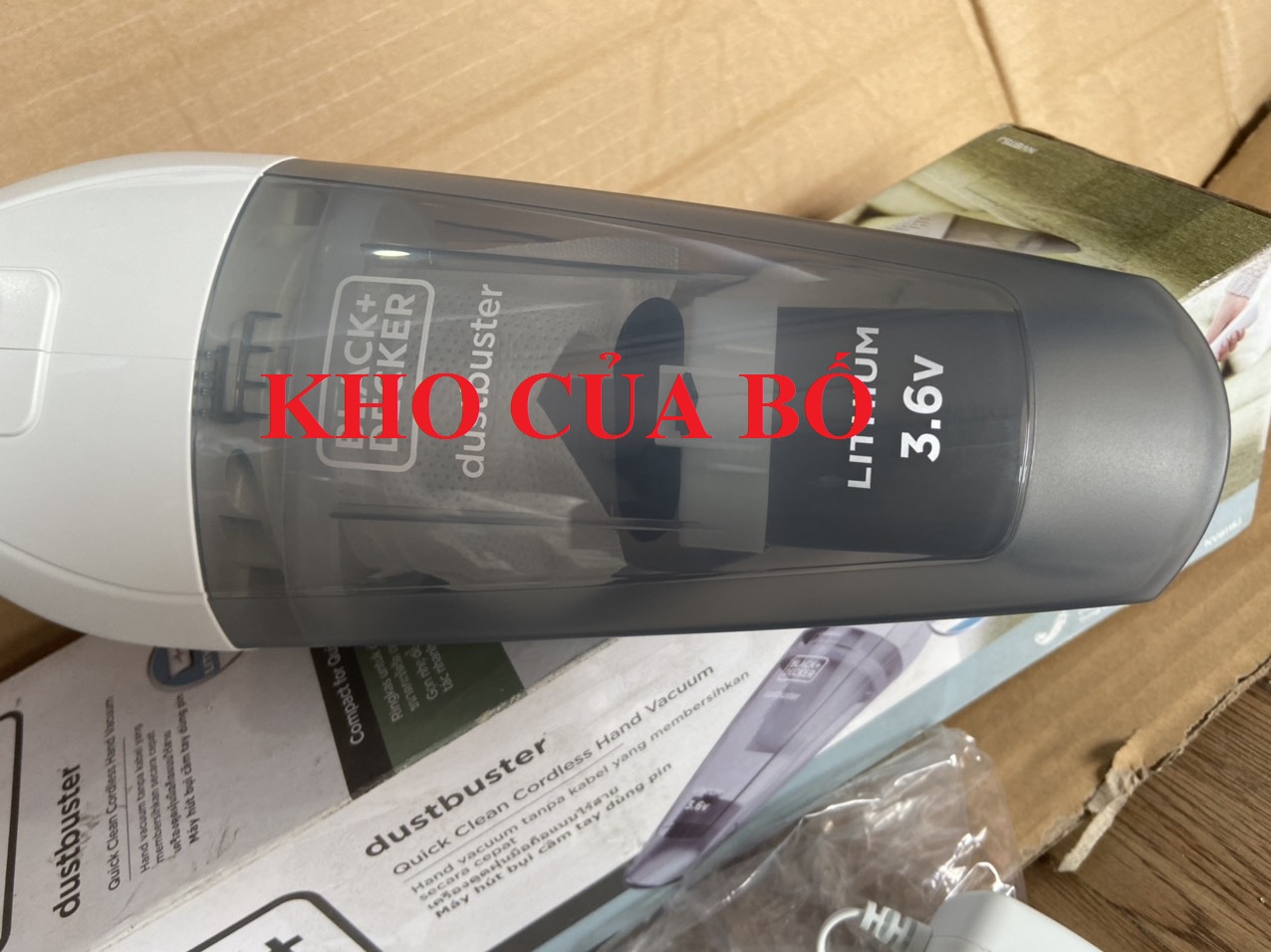 Máy hút bụi 3.6V B&D NVB115J-B1