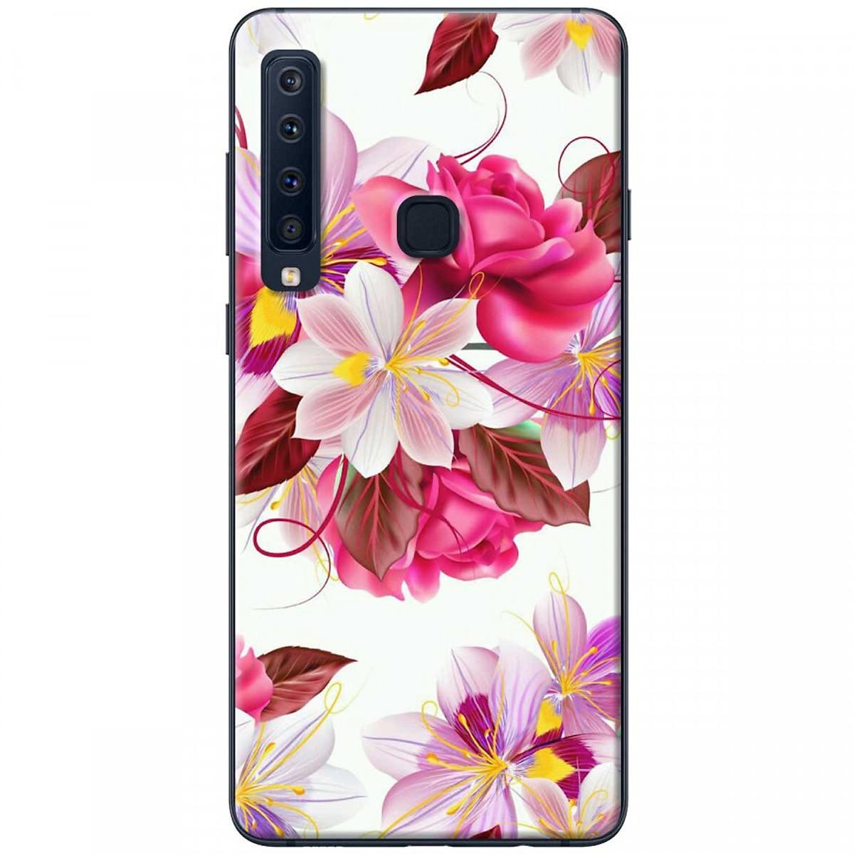 [HCM]Ốp lưng dành cho Samsung A9 2018 Hoa hồng trắng