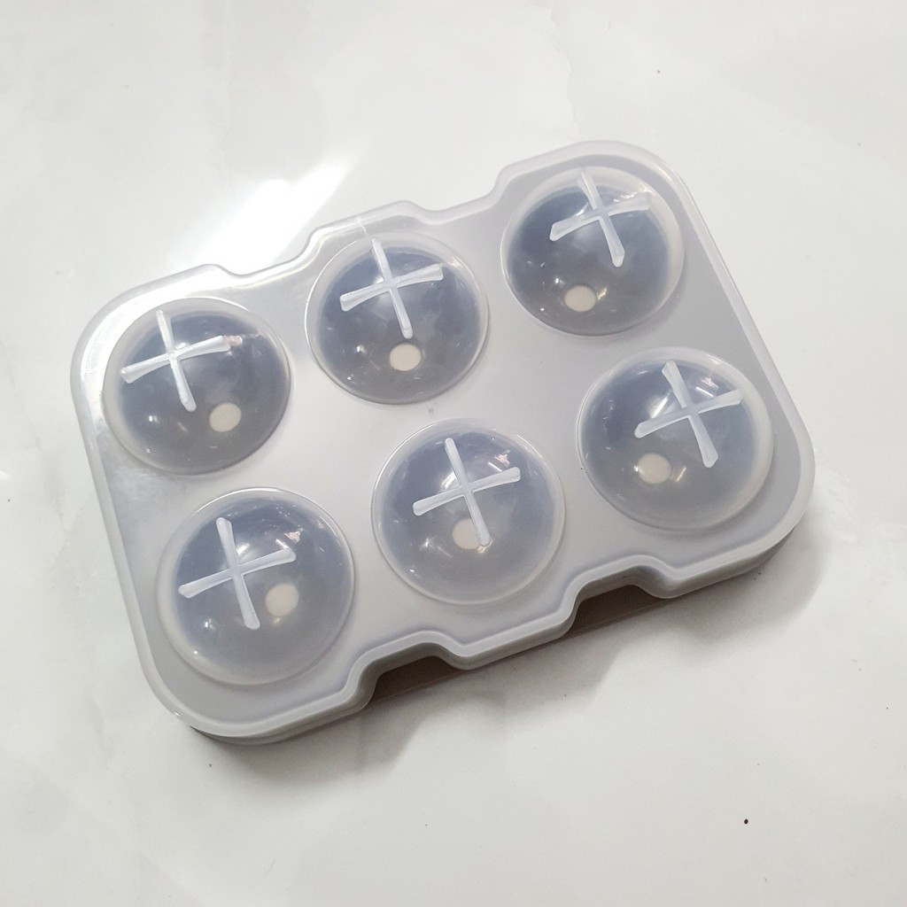 Khuôn mochi silicon 6 ô