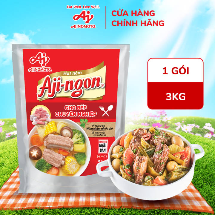 Gói Hạt Nêm Aji-ngon® Heo 3kg/Gói - Hình ảnh 3