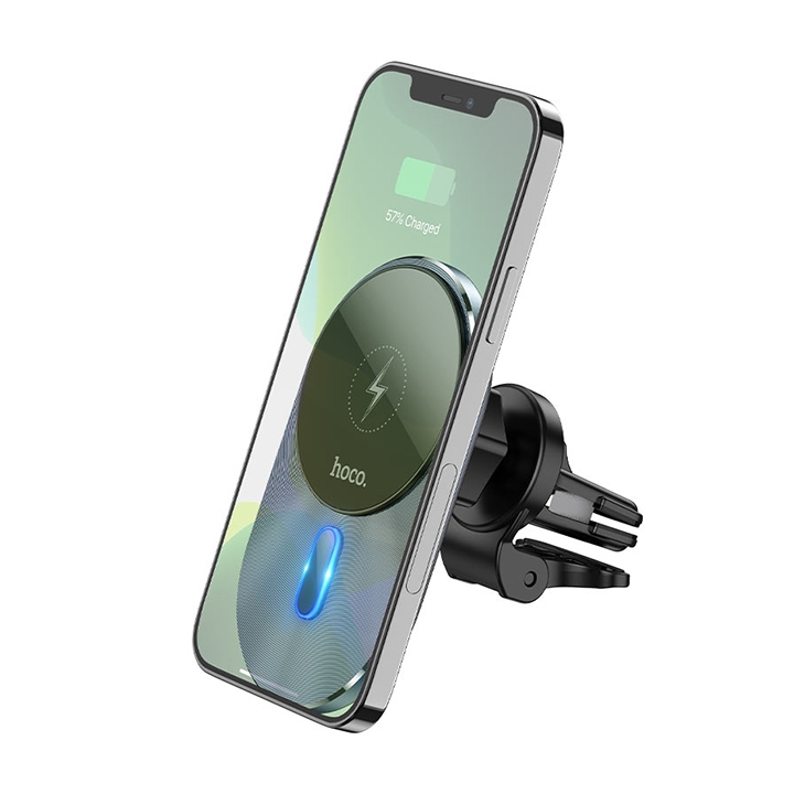Giá đỡ điện thoại xe hơi sạc không dây magsafe hoco