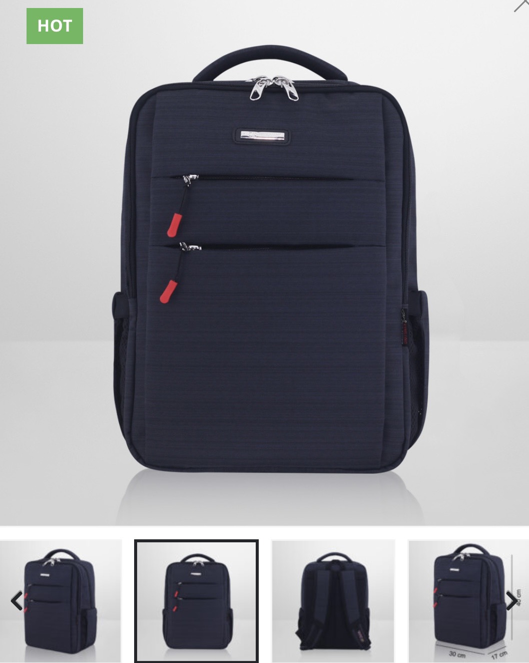 Balo Kim Long KL039 (Đen) 479,000VND