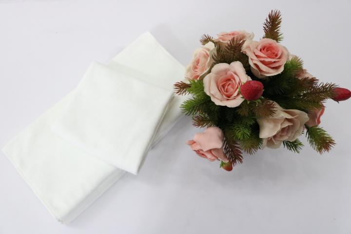 Combo 5 Khăn Mặt, Khăn Quấn Tóc Spa Microfiber Nam Phong Màu Trắng 35*75cm