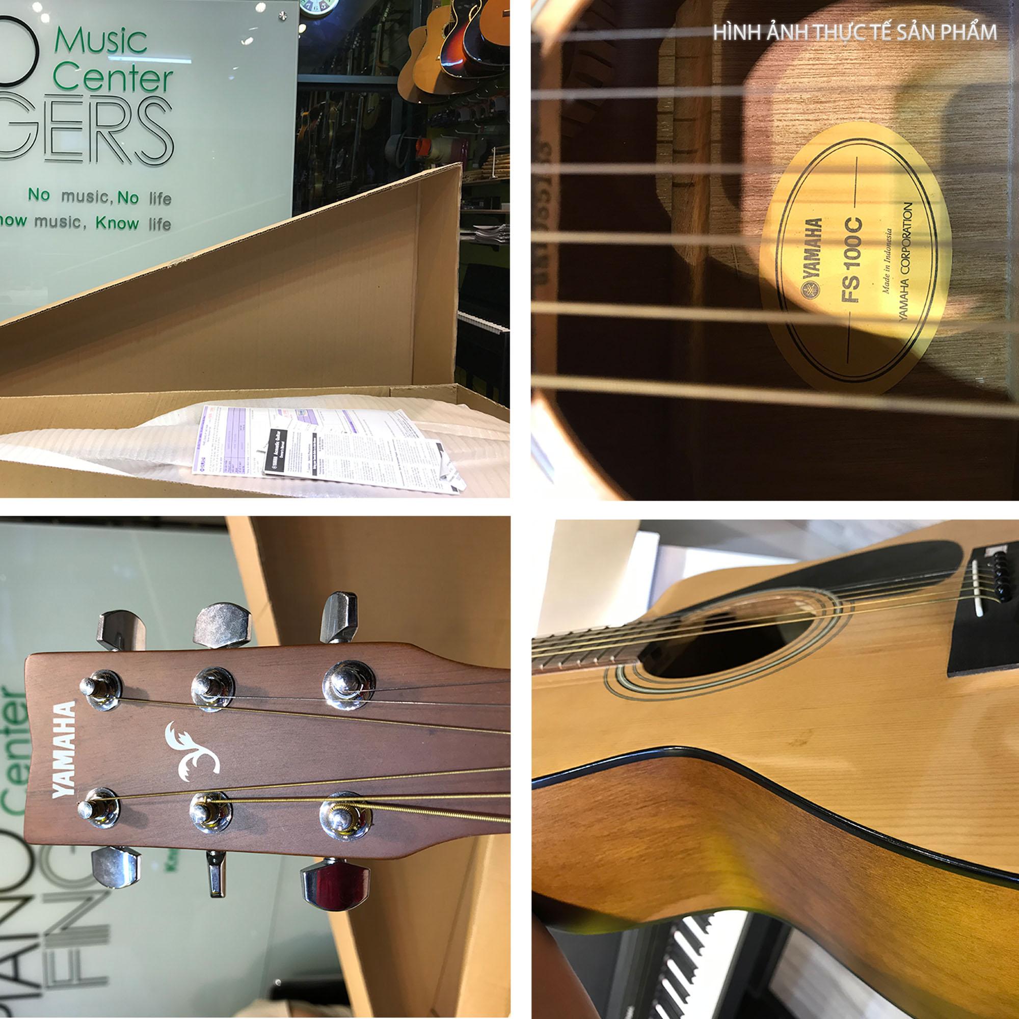 Đàn guitar acoustic Yamaha FS-100C (Màu gỗ)