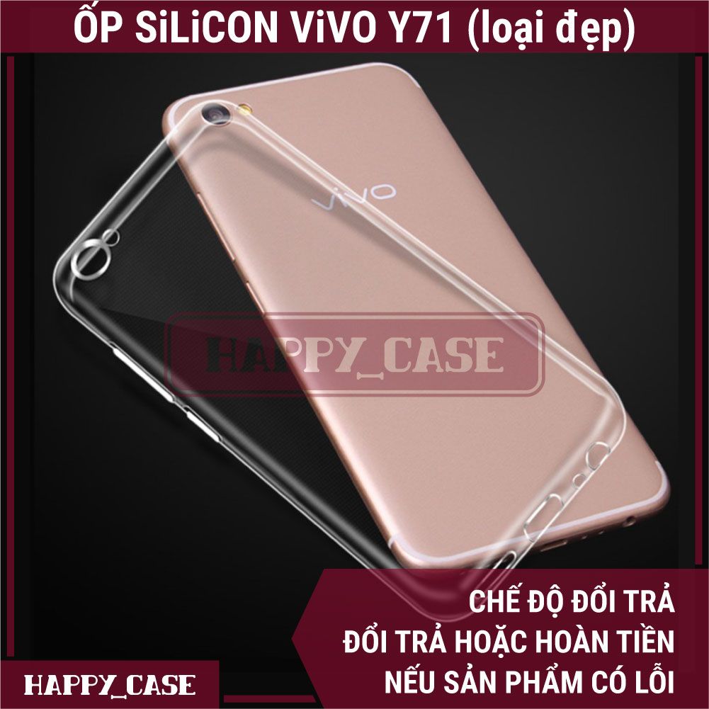 Ốp Lưng Điện Thoại ViVO Y71 (Loại Đẹp) Thin Transparent Silicon