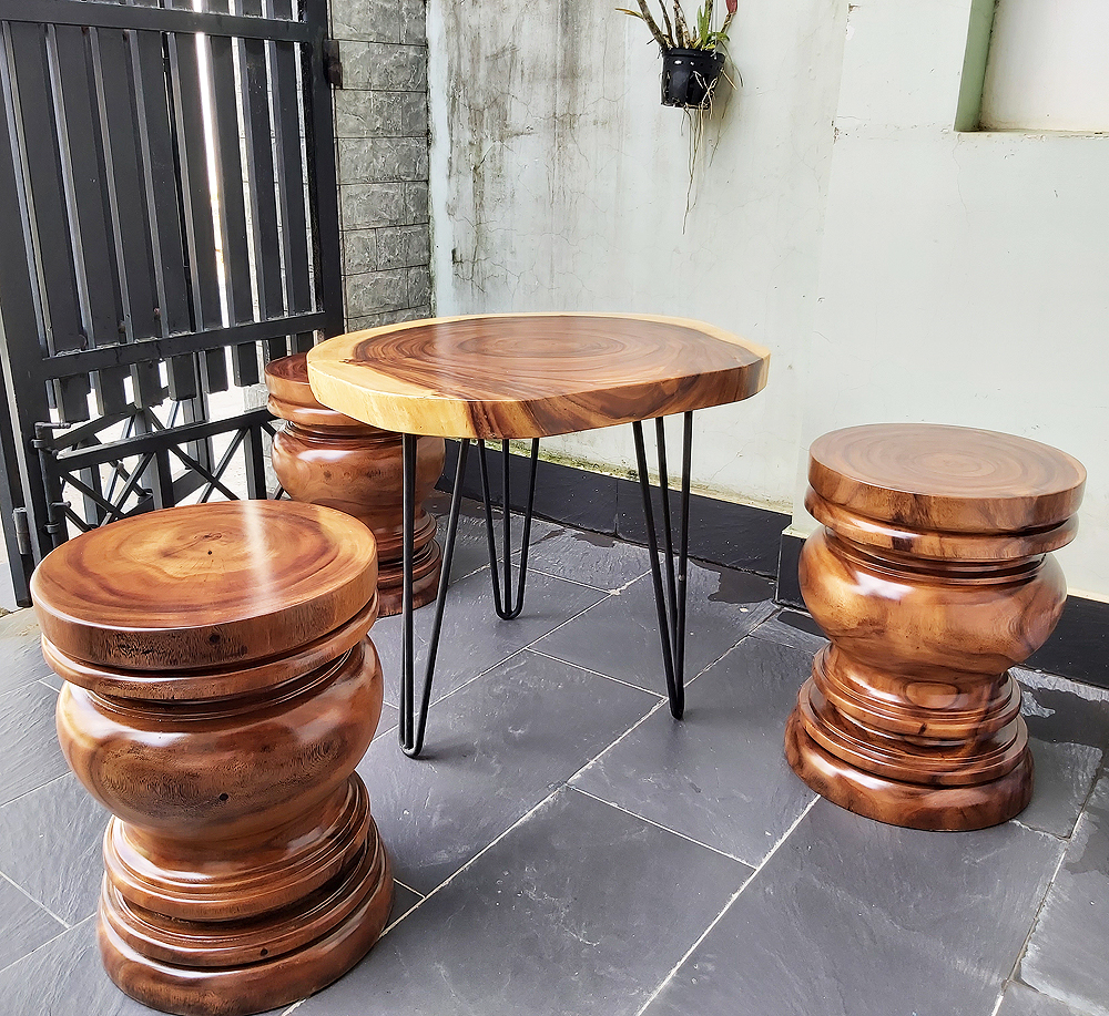 [HCM]Đôn Gỗ Me Tây đôn gỗ tự nhiên