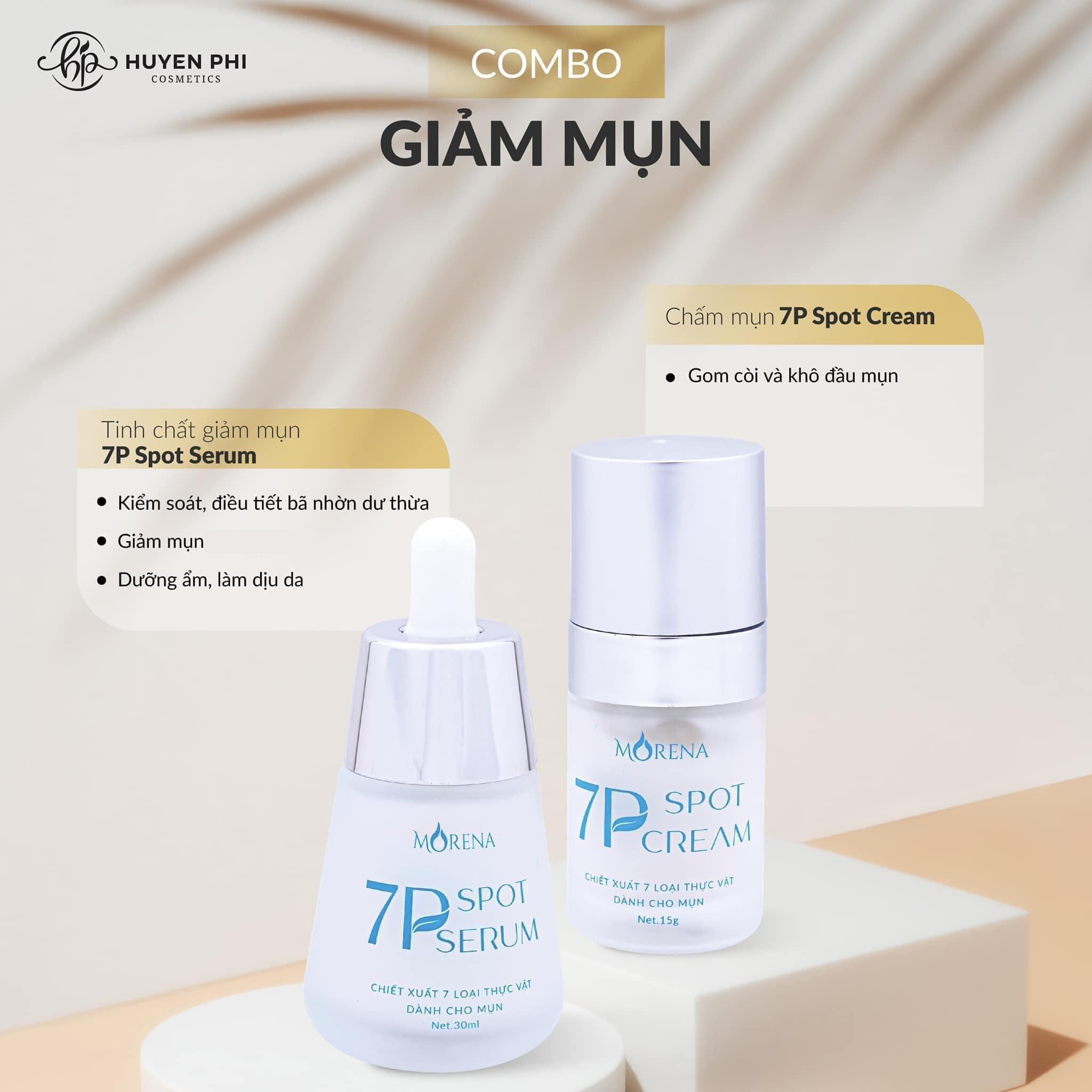 Serum mụn 7P Spot serum Huyền Phi