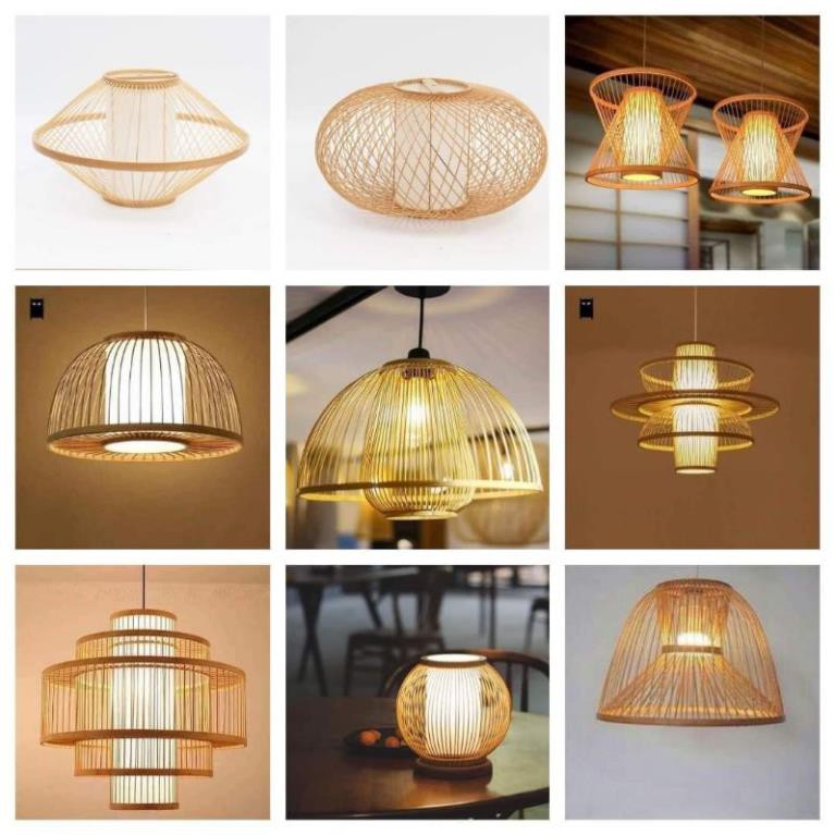 [ HẠ GIÁ ]Đèn tre đèn mây tre đèn lồng tre 0045