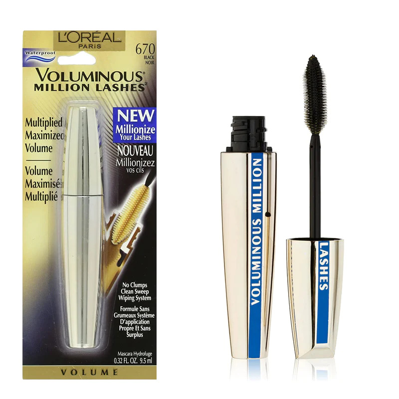 (AUTH) Mascara L’Oreal Voluminous Million Lashes Waterproof Làm Cong Mi (CÓ SẴN)