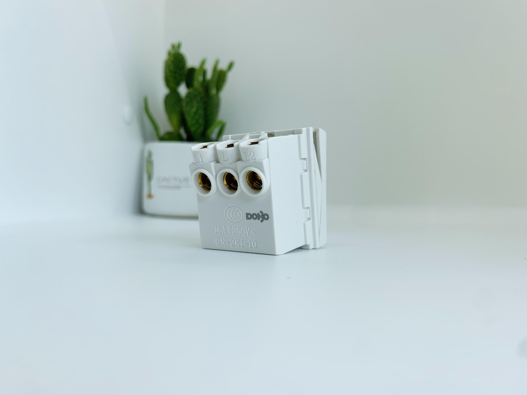 Hạt công tắc đôi 1 & 2 chiều DoBo (seri A50)