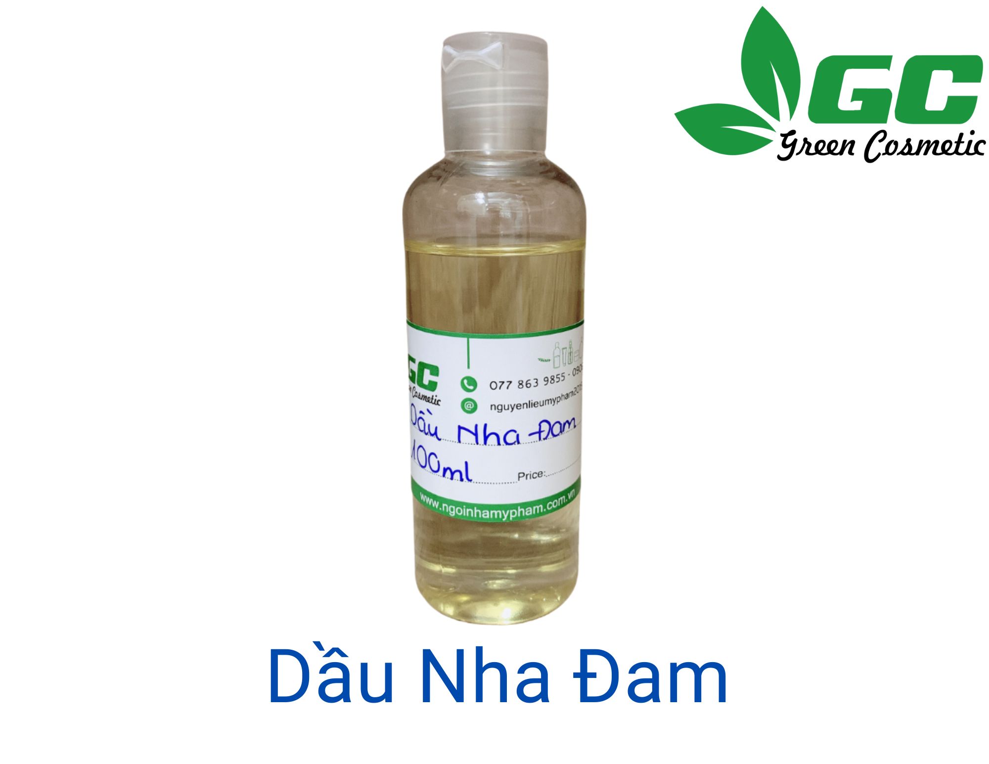 Dầu Nha Đam - Aloe Oil - Dầu dưỡng da - nguyên liệu làm son - nguyên liệu mỹ phẩm Greencosmetic 100mL