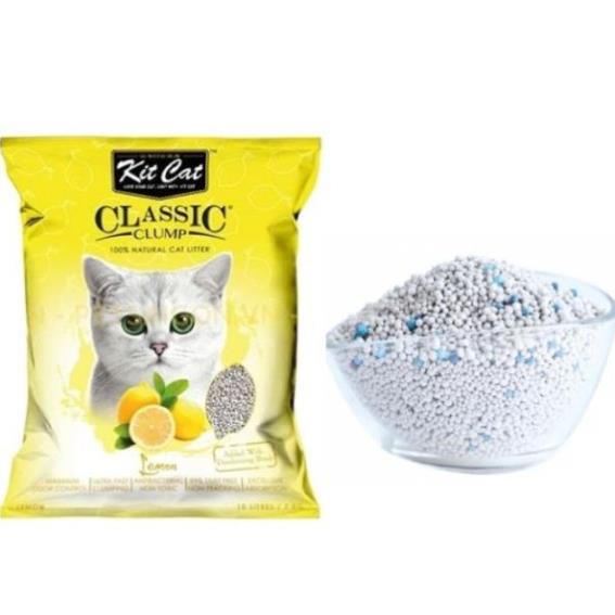 [CHÍNH HÃNG] CÁT VỆ SINH KITCAT ĐẤT SÉT 10L~7KG CHO MÈO