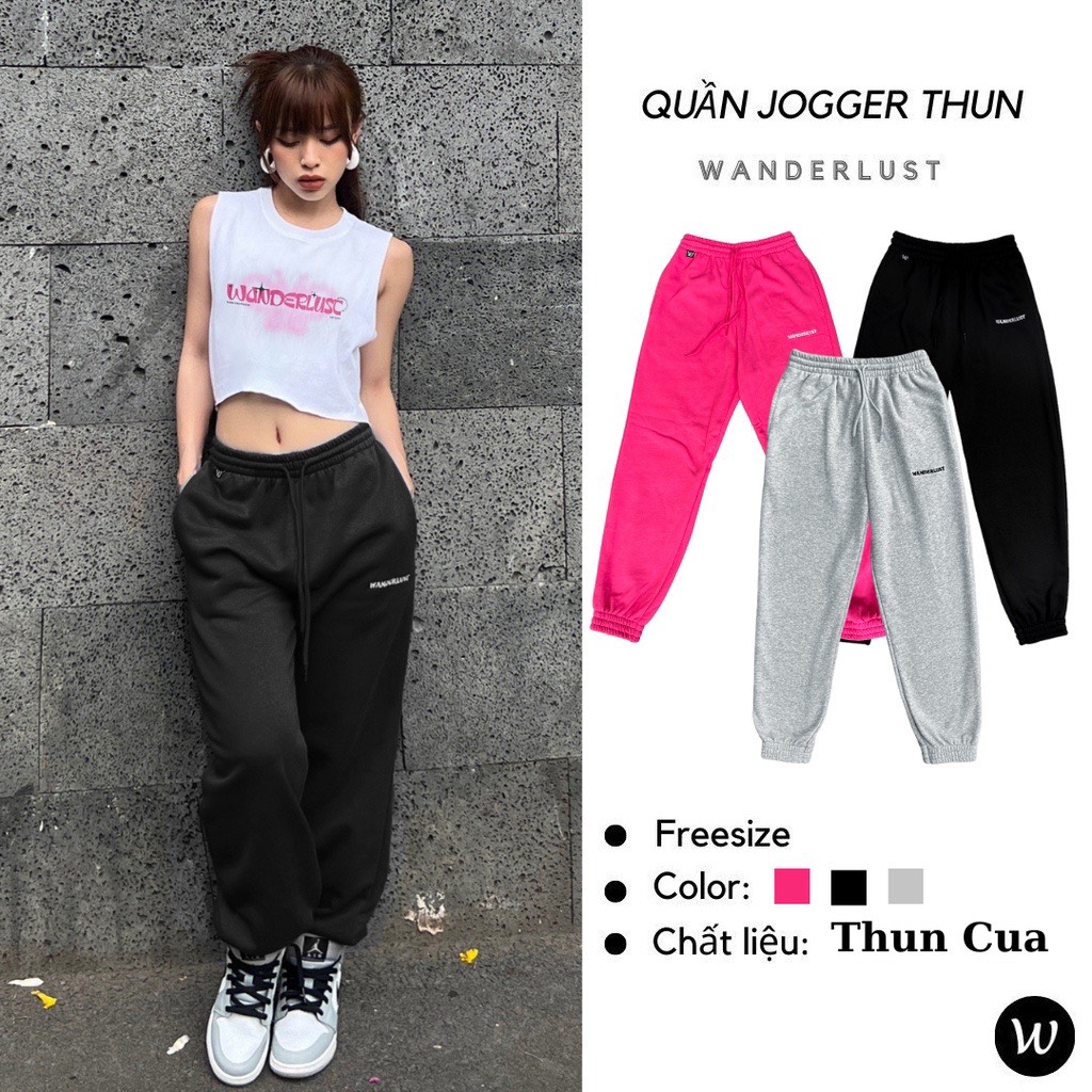 Quần Jogger thun Wanderlust