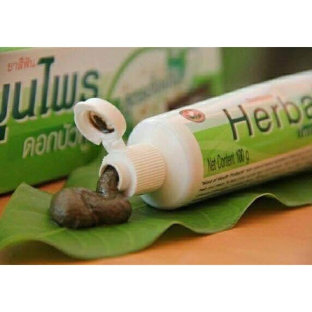 (150g) Kem đánh răng Dok Bua Ku Twin Lotus Thái Lan