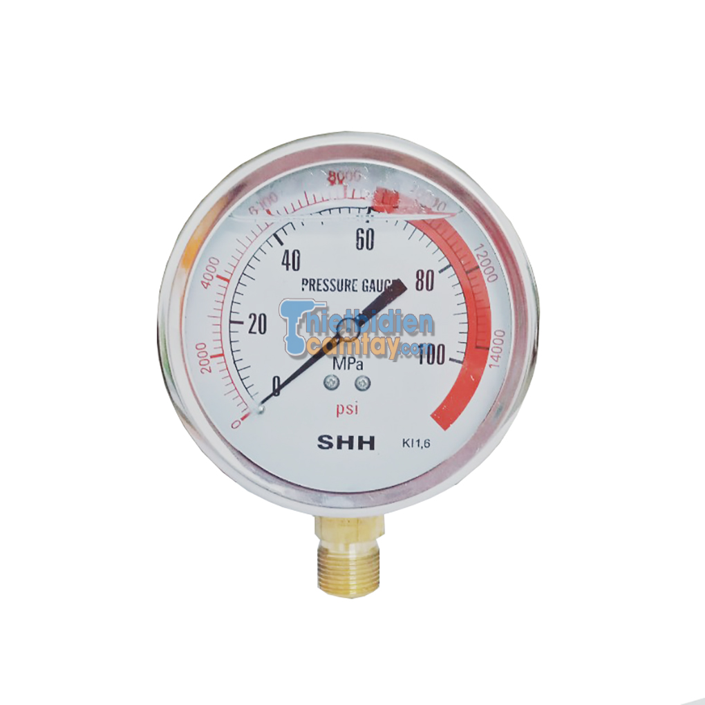 Đồng Hồ Đo Áp Thủy Lực 1000 Bar