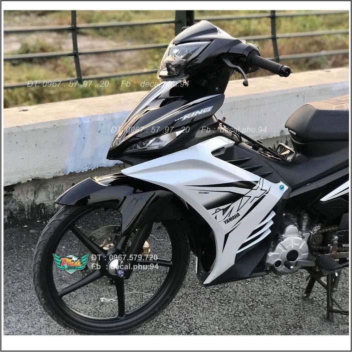 Tem rời Exciter 135 Mx Trắng đen (X)