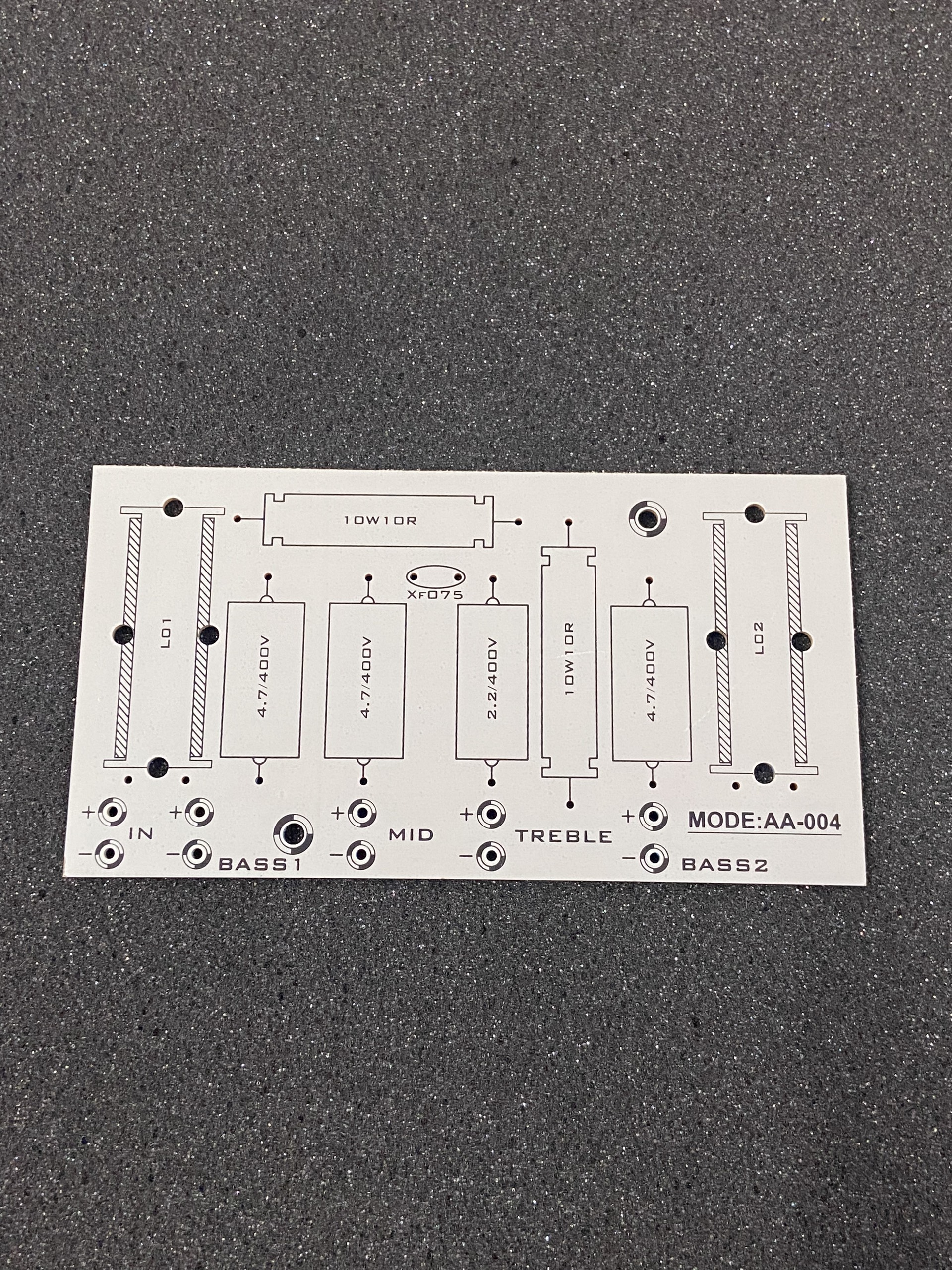 Bo mạch in PCB phân tần 2 bass 1 trung 1 treble