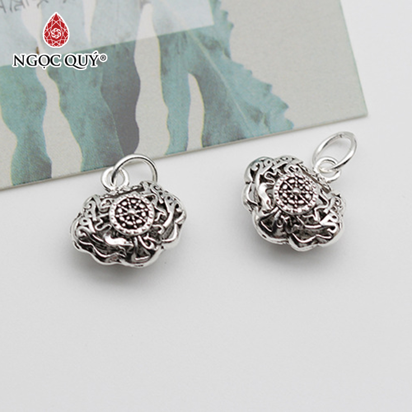 Charm bạc túi như ý treo - Ngọc Quý Gemstones