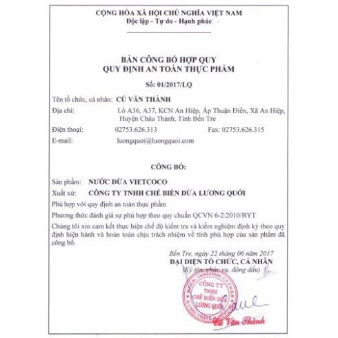 Nước cốt dừa Vietcoco 22% độ béo lon 400ml đậm đặc