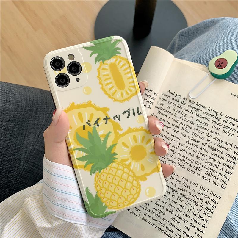 [ SALE LỖ ] Ốp Lưng Silicon IMD Bảo Vệ Camera Fruits