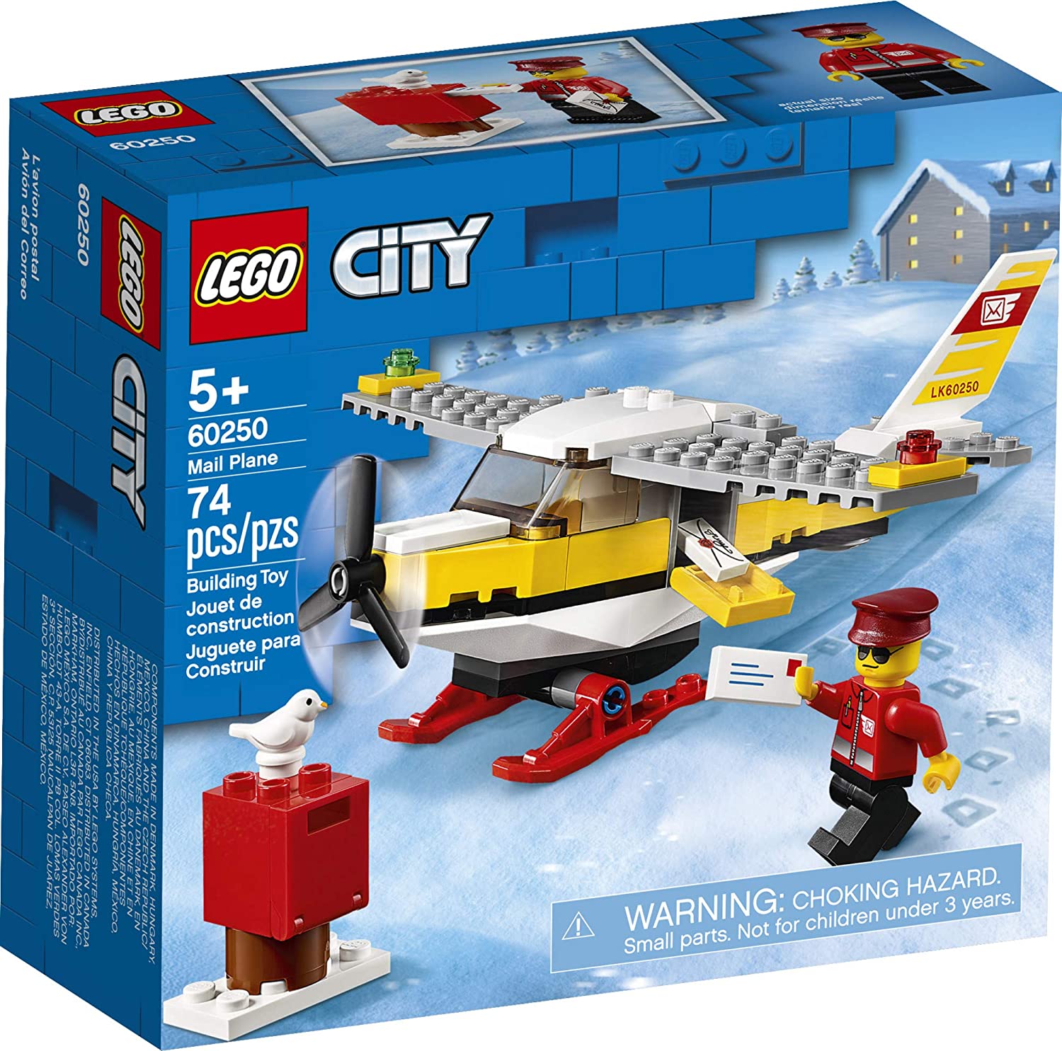 Đồ chơi LEGO CITY - Máy Bay Đưa Thư - 60250
