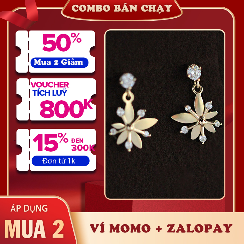 Khuyên Tai Bạc Nữ Cao Cấp, Khuyên Bạc Nữ Không Rỉ, Không Dị Ứng