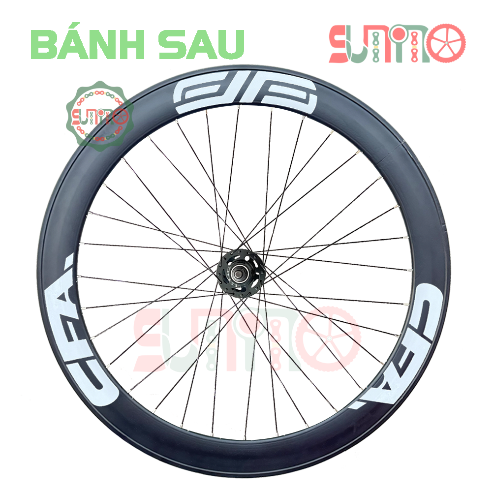 Vành bộ 6cm fixed gear hub LEGEND bạc đạn kèm tem vành