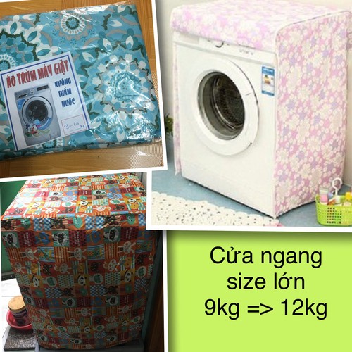 ÁO TRÙM MÁY GIẶT CỬA NGANG TIỆN ÍCH