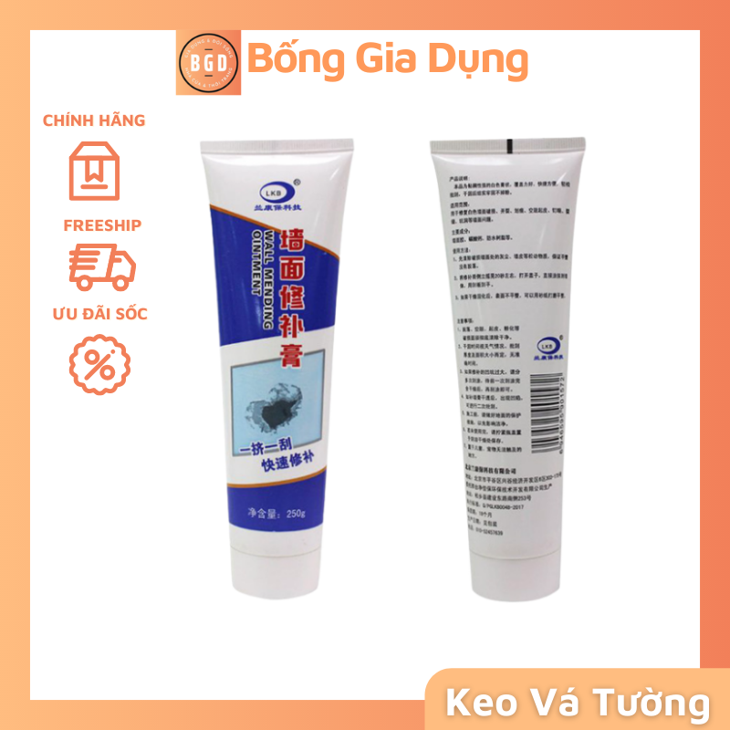 Keo Vá Tường Chống Thấm - Trám Trét Vết Nứt Khe Hở Tường - Chống Mốc Ẩm Làm Sạch Tường