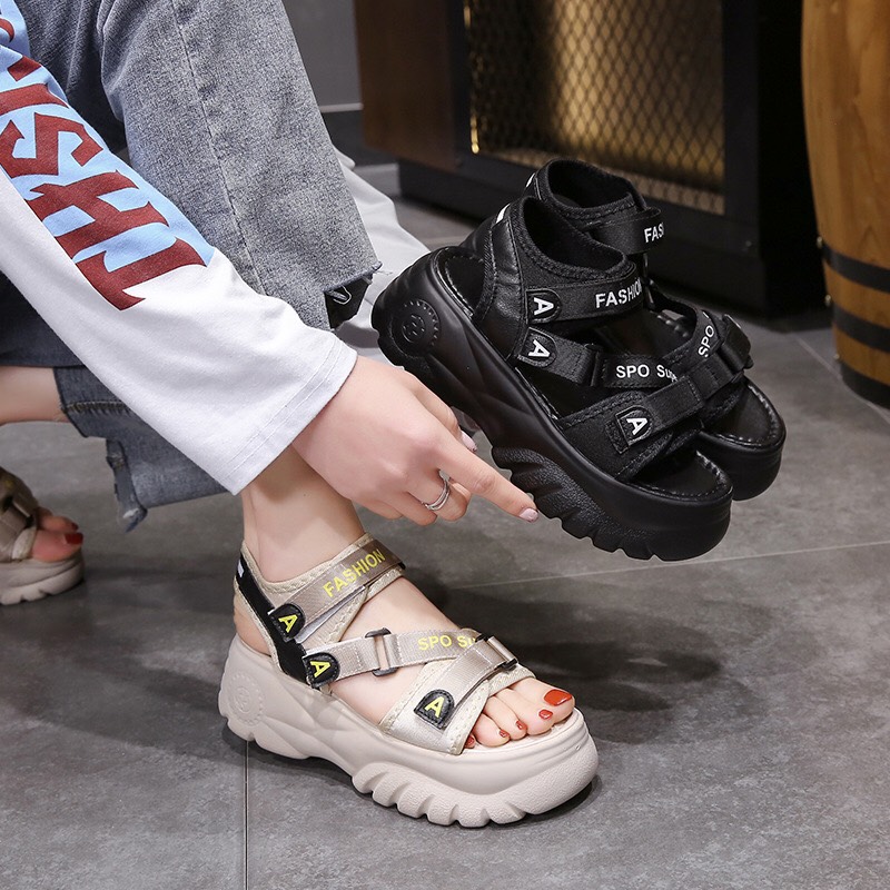 Sandal nữ độn đế 7cm AAA