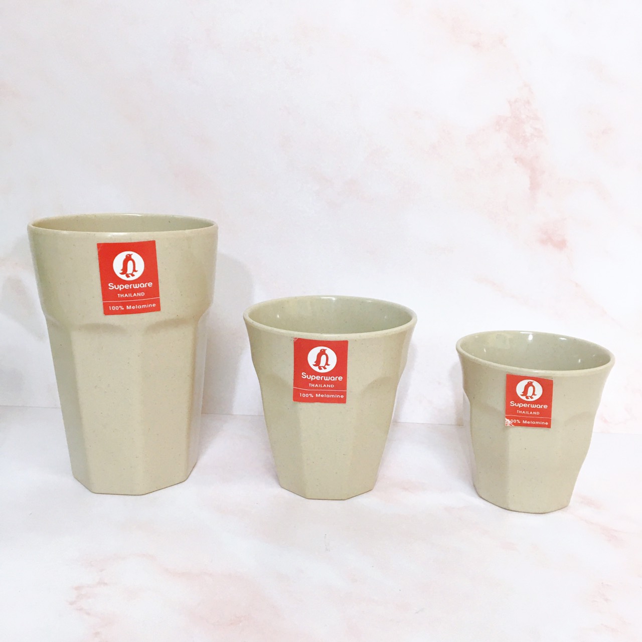 Cốc SUPERWARE Nhựa Phíp 100% Melamine Nâu Đá - Stone