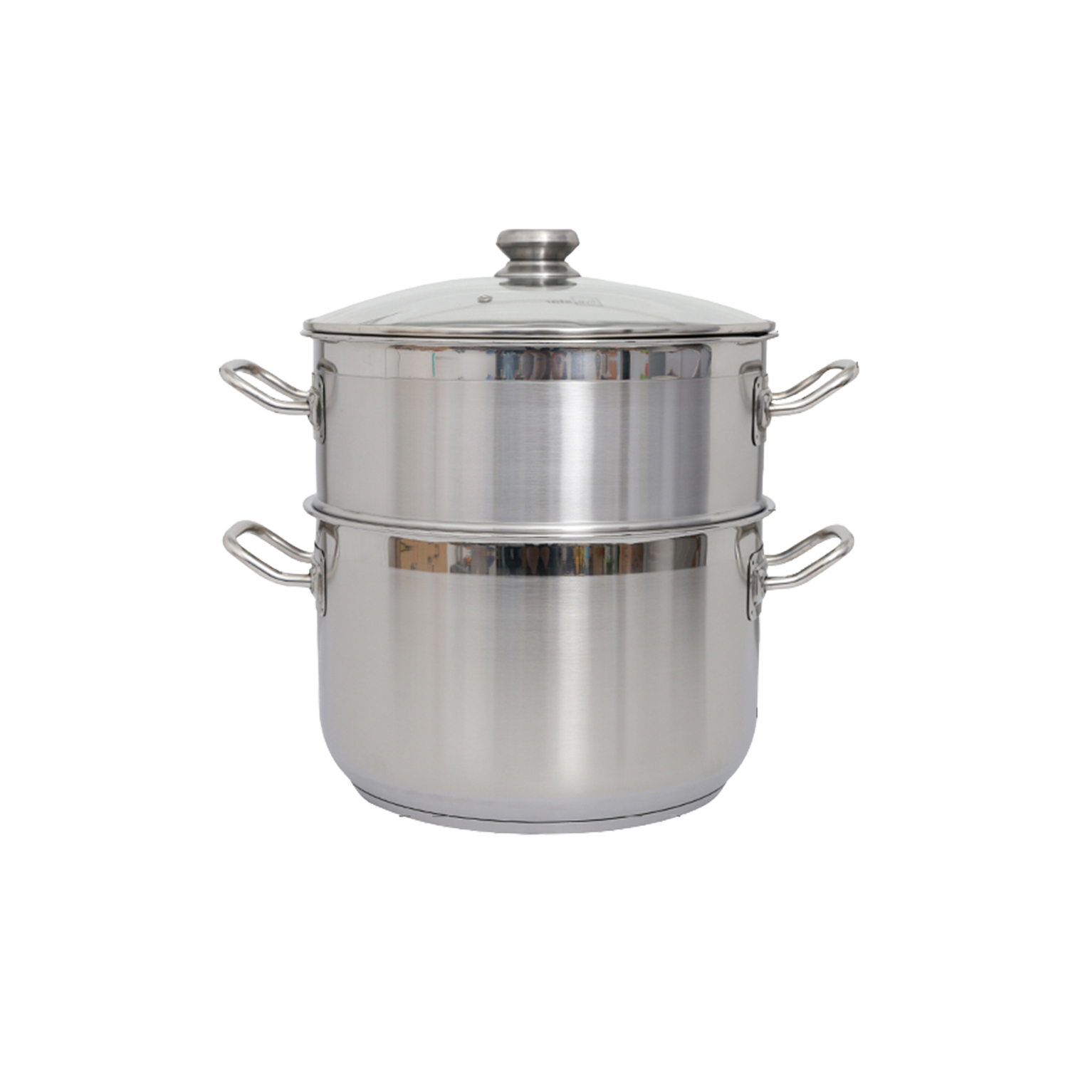 Bộ xửng hấp 3 đáy inox 430 FiveStar Standard bếp từ nắp kính tặng 5 muỗng ăn - Shop Bếp Xinh